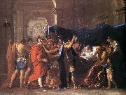 Nicolas Poussin, Death of Germanicus 1627 Oil on canvas
